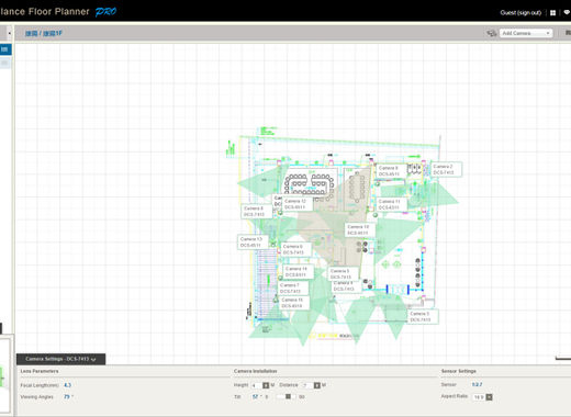 D-Link - Surveillance Floor Planner-D-Link,Surveillance Floor Planner